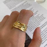 Jaylinette | Velký 18K Zlatý Prsten