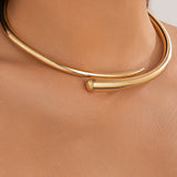 Niebo | Otevřený Kapkový Choker Náhrdelník
