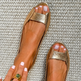 Adelina | Zlaté sandály Comfort Chic
