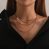 Noara – Třívrstvý vintage styl náhrdelník