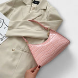 Gianna Boutique - Lesklá Kožená Taška