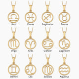 Rosalyette | Zodiakální Znamení Zlato 18k Náhrdelník