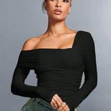 Clara Monroe Top s jedním ramínkem
