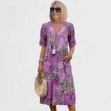 Colette - Vibrant midi šaty