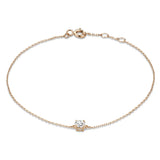 Dalynette | Náramek zdobený Moissanitem ve 14k zlatě