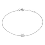 Dalynette | Náramek zdobený Moissanitem ve 14k zlatě