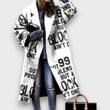 Fioren – Dlouhý oversize stylový kabát