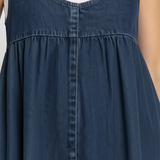 Karen | Maxi šaty z jemného a praného vintage denimu
